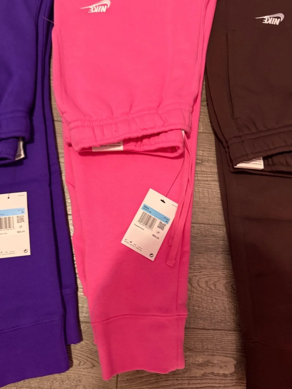 Nike Sweatpants Bundle - Light Blue, Purple, Pink, Brown - Picture 3 of 4